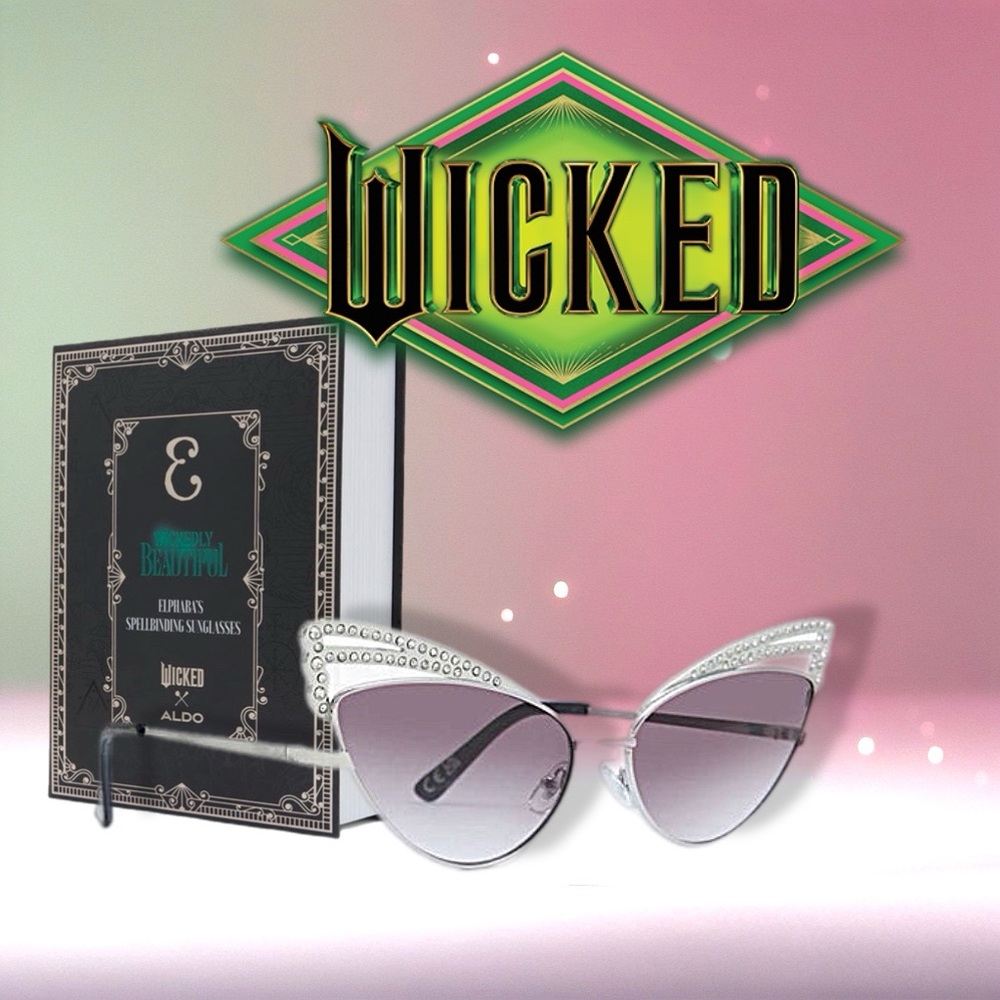 ALDO X -WICKED CANTBRINGMEDOWN SUNGLASSES - SILVER
